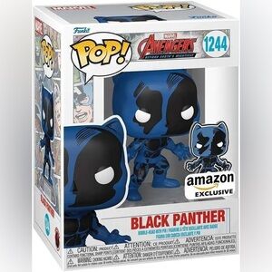 Funko Black Panther Pop! Vinyl Blue and Black Amazon Exclusive #1244